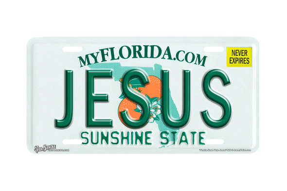 "Florida State Jesus" - Decorative License Plate
