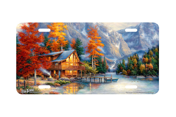 "Space For Reflection" - Decorative License Plate