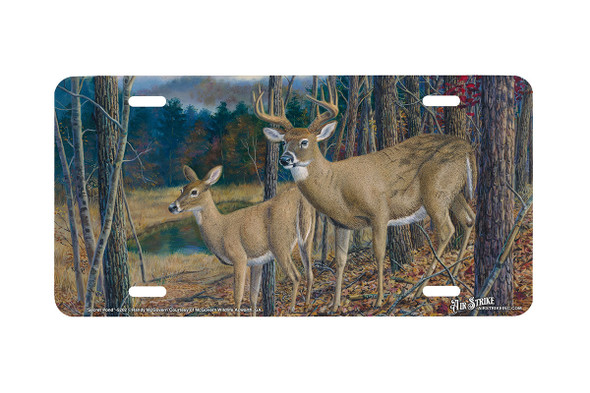 "Secret Pond" - Decorative License Plate