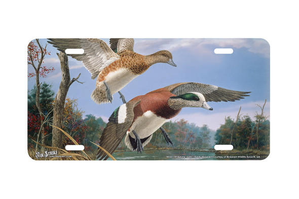 "Wind N Widgeons" - Decorative License Plate