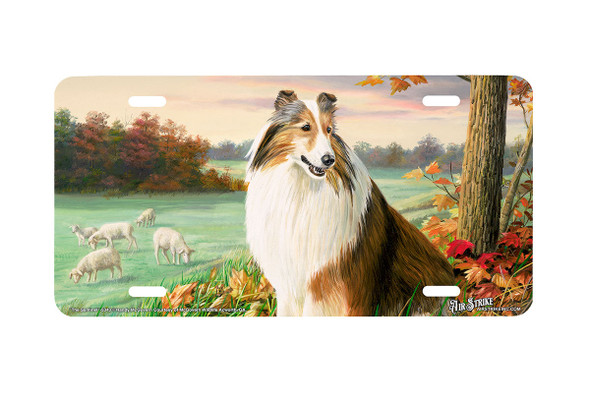 "The Sentinel" - Decorative License Plate