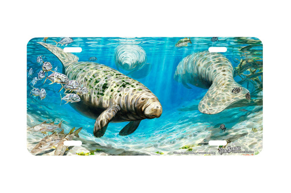 "Warm Springs Refuge" - Decorative License Plate