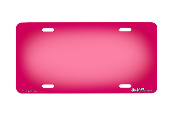 "Pink Ringer" - Decorative License Plate