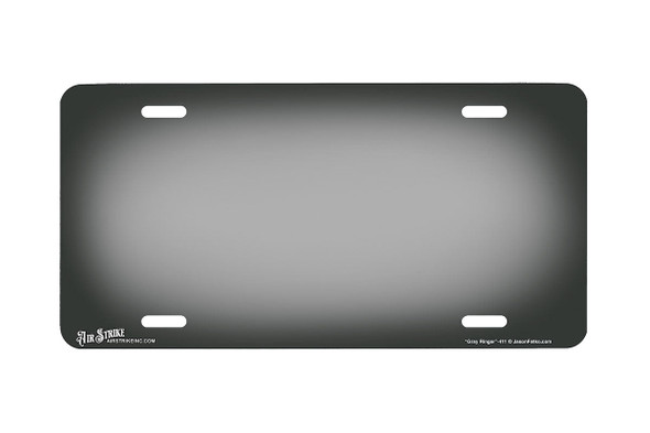 "Gray Ringer" - Decorative License Plate