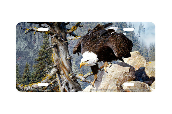 "The Monarch Is Alive" - Decorative License Plate