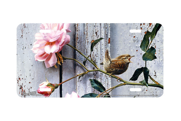 "Summer Roses" - Decorative License Plate