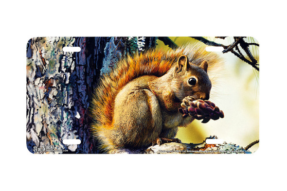 "Picnic Perch" - Decorative License Plate