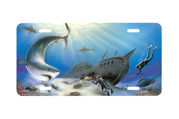"Sunken Treasures II" - Decorative License Plate