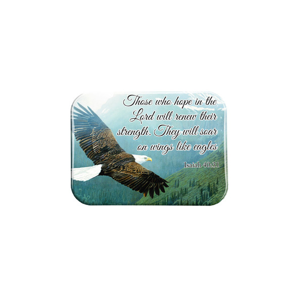 "Isaiah 4031" - 2.5" X 3.5" Rectangle Fridge Magnets