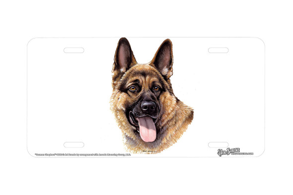 "German Shepherd" - Decorative License Plate