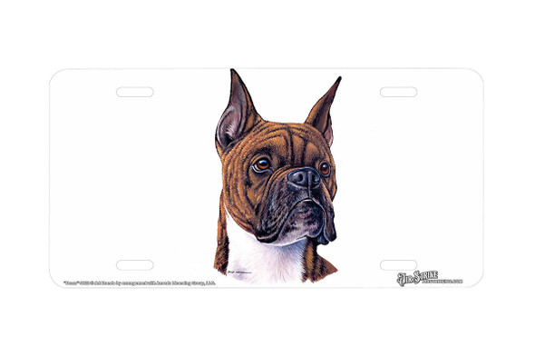 "Boxer" - Decorative License Plate