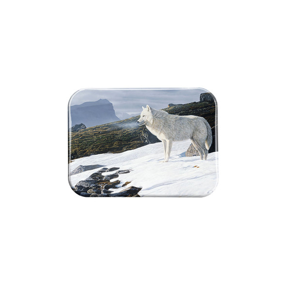 "Arctic Wolf" - 2.5" X 3.5" Rectangle Fridge Magnets