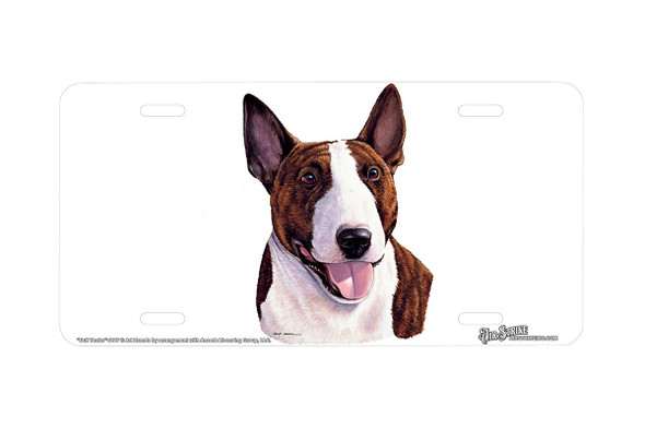 "Bull Terrier" - Decorative License Plate