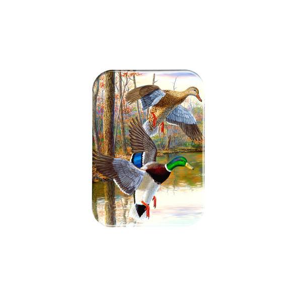 "Mallards At Dusk" - 2.5" X 3.5" Rectangle Fridge Magnets