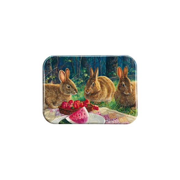 "Sunny Bunnies" - 2.5" X 3.5" Rectangle Fridge Magnets