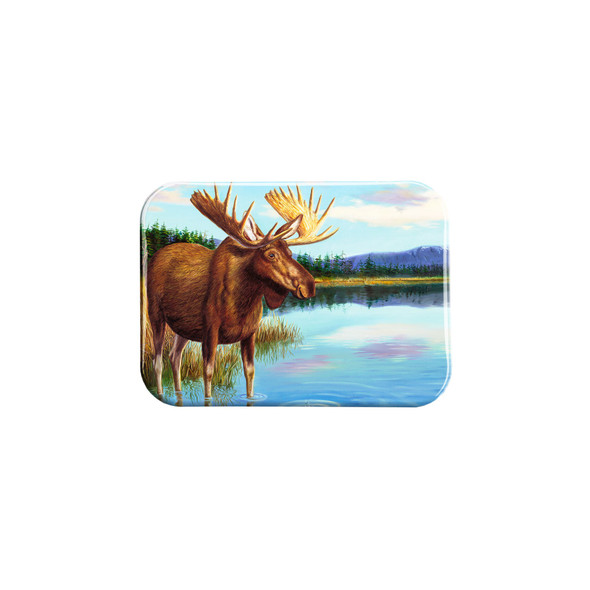"Moosetique" - 2.5" X 3.5" Rectangle Fridge Magnets