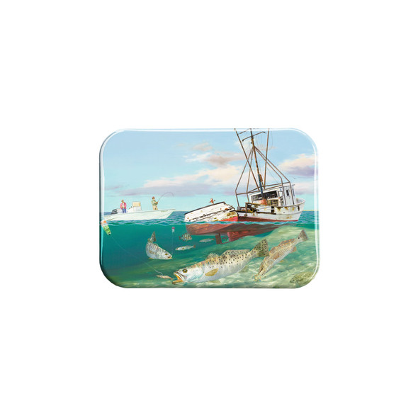 "Shrimp Wreck" - 2.5" X 3.5" Rectangle Fridge Magnets