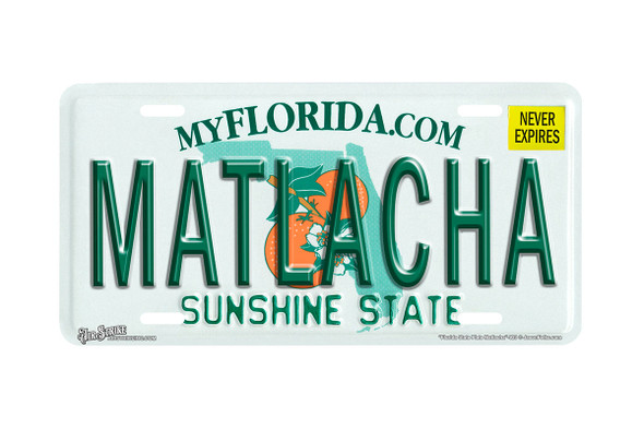 "Florida State Matlacha" - Decorative License Plate