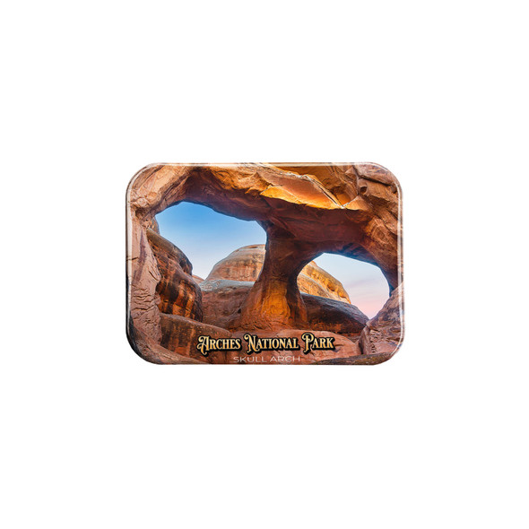 Arches Skull Arch – 2.5" x 3.5" Rectangle Fridge Magnet