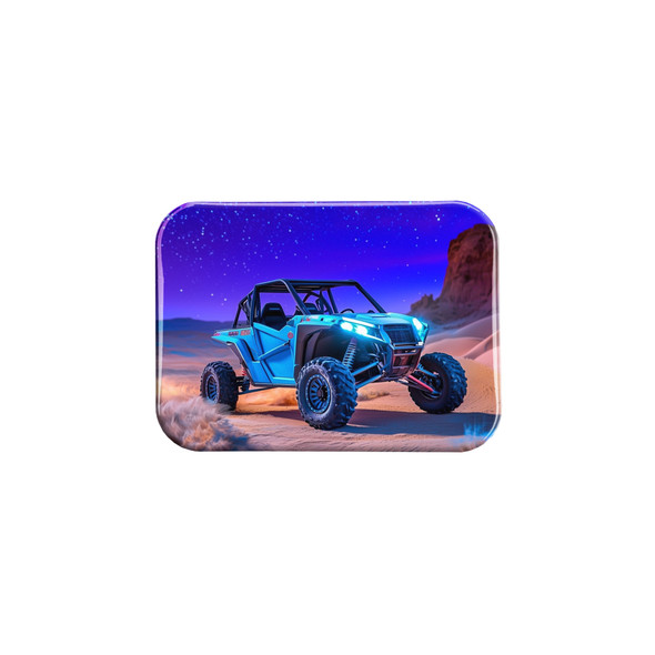 Blue UTV Midnight Sand Runner – 2.5" x 3.5" Rectangle Fridge Magnet