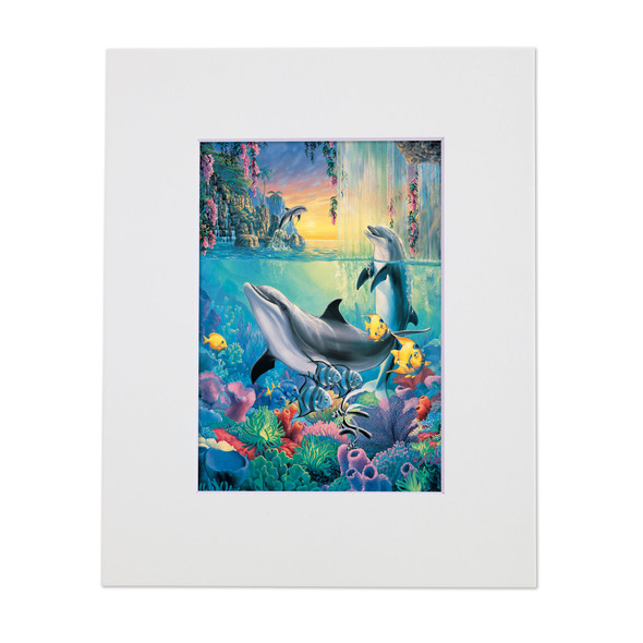 Dolphin Falls – Matted Art Print
