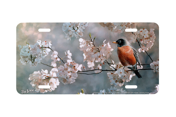 "Ambassador of Spring" - Decorative License Plate