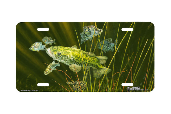 "Bulrushed" - Decorative License Plate