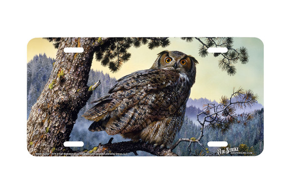 "Silent Hunter" - Decorative License Plate