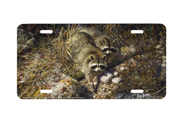 "Waterside Encounter" - Decorative License Plate