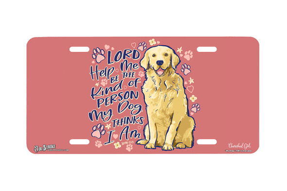 "My Dog" - Decorative License Plate