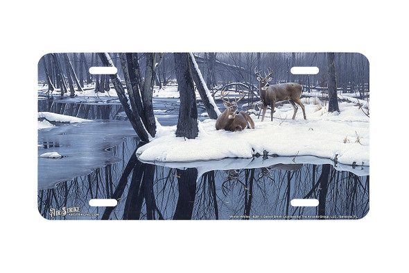 "Winter Whites" - Decorative License Plate