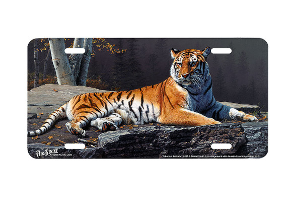 "Siberian Solitude" - Decorative License Plate