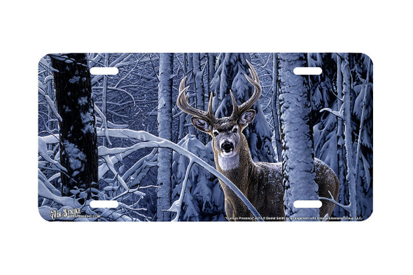 "Curious Presence" - Decorative License Plate