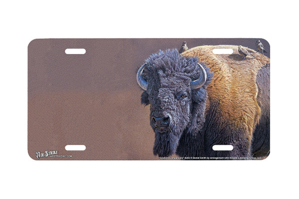 "Cowbird Companions" - Decorative License Plate