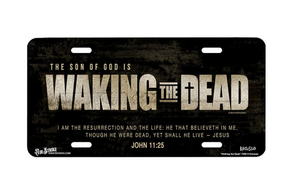 "Waking the Dead" - Decorative License Plate