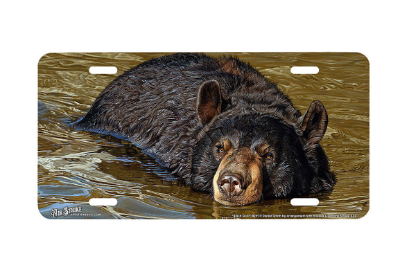 "Black Gold" - Decorative License Plate