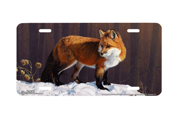 "Red Realm" - Decorative License Plate