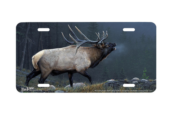 "Resonating Bugle" - Decorative License Plate