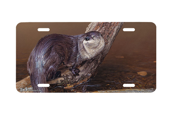 "Waterlogged" - Decorative License Plate