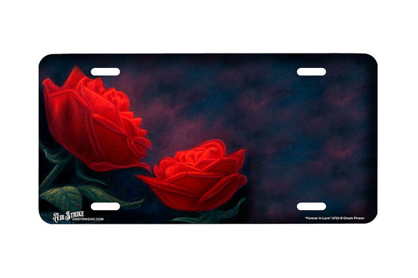 "Forever In Love" - Decorative License Plate