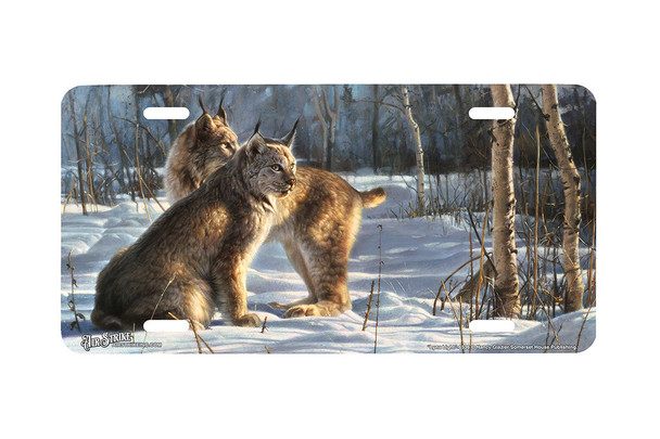 "Lynx Light" - Decorative License Plate