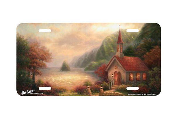 "Compassion Chapel" - Decorative License Plate