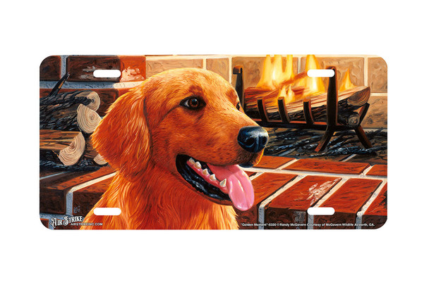"Golden Moment" - Decorative License Plate