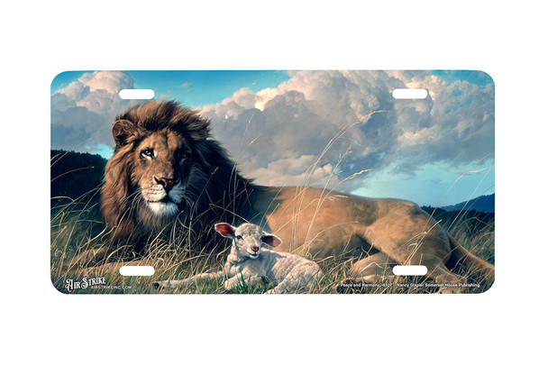 "Peace Harmony" - Decorative License Plate