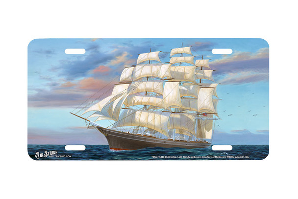 "The Cutty Sark" - Decorative License Plate