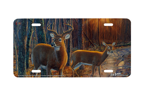 "On The Road Again" - Decorative License Plate