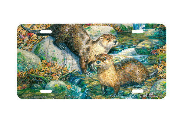 "Otter Nonsense" - Decorative License Plate