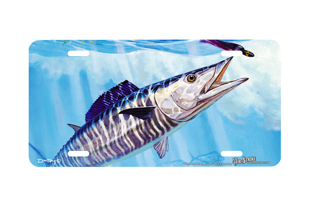 "Wahoo And Islander Lure" - Decorative License Plate