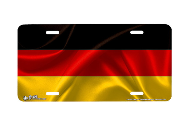 "German Flag" - Decorative License Plate