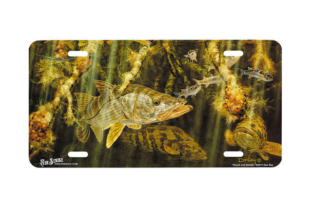 "Snook And Goliath" - Decorative License Plate